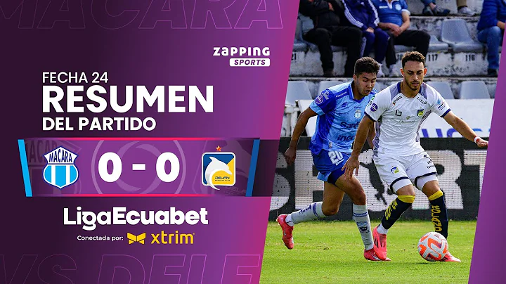 Macará 0 - 0 Delfín SC / Fecha 24 / Liga Ecuabet conectada por Xtrim