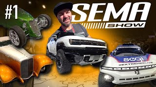 Hummer EV , Водородный F150 , Chip Foose и Самые Яркие Машины Мира ! TSK на SEMA 2021 #1