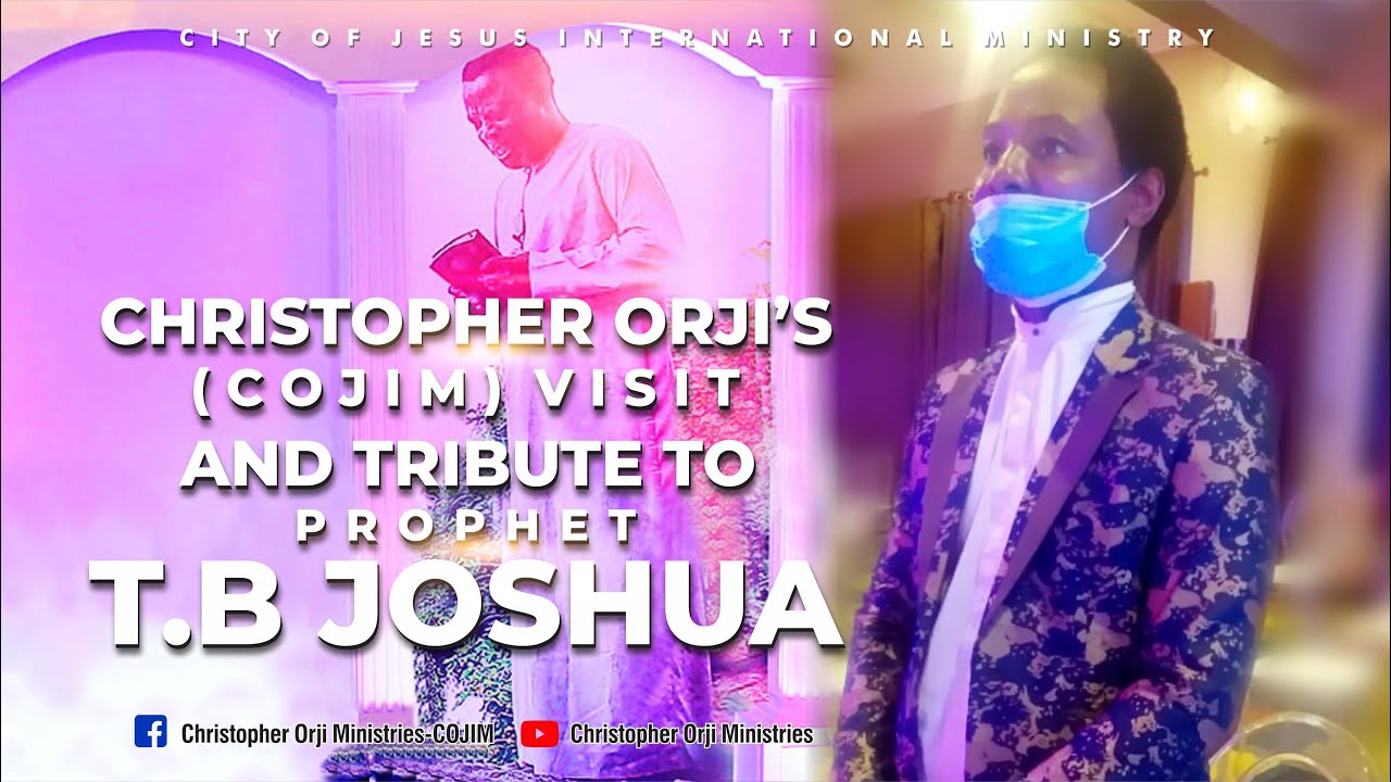 Christopher Orji's Visit And Tribute To Prophet T.B JOSHUA
