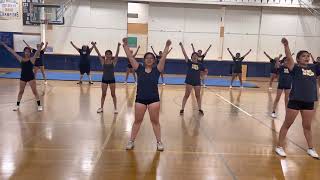 Blue, white, SHS let’s fight cheer