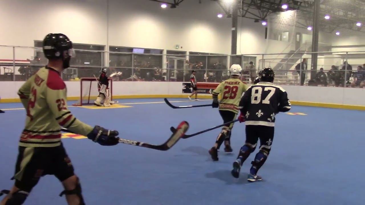 PHOENIX vs FRENCH CONNECTION D , Ball Hockey Dek Hockey StEustache St