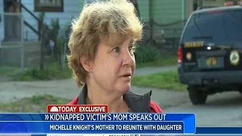 Michelle Knight's mother's tear of joy at news her...