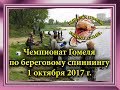 Чемпионат Гомеля по Береговому спиннингу. 1 октября 2017 г.