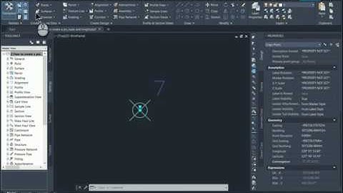 How to create a point in Civil3d using latitude and longitude input
