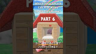 Which Final Smash Can K.O. Kirby In His Tiny Home ? Part 6