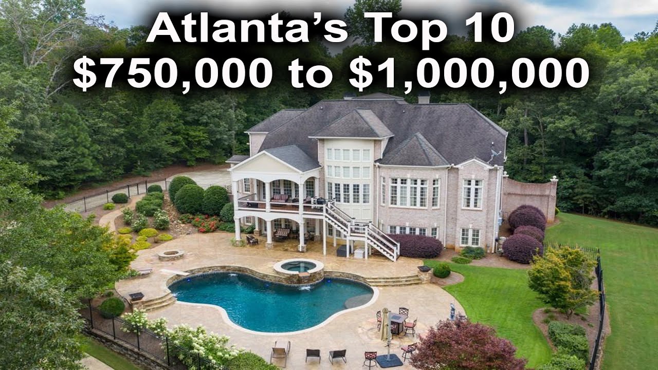 ATLANTA REAL ESTATE DEALS 750,000 TO 1,000,000 YouTube