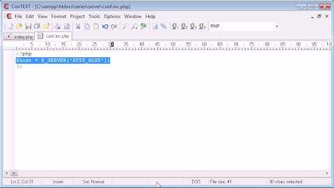 Beginner PHP Tutorial - 62 - $_SERVER Variables: Host Name