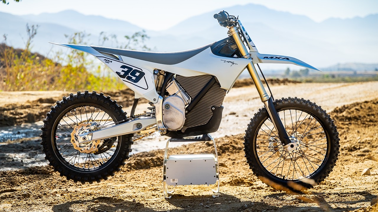80-Horsepower Stark Varg Electric Bike at Glen Helen