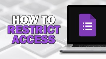 How To Restrict Access To Google Forms (Quick Tutorial)