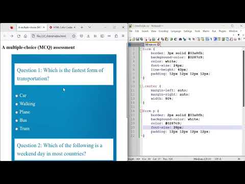 HTML and CSS (part 39):  CSS descendant selector