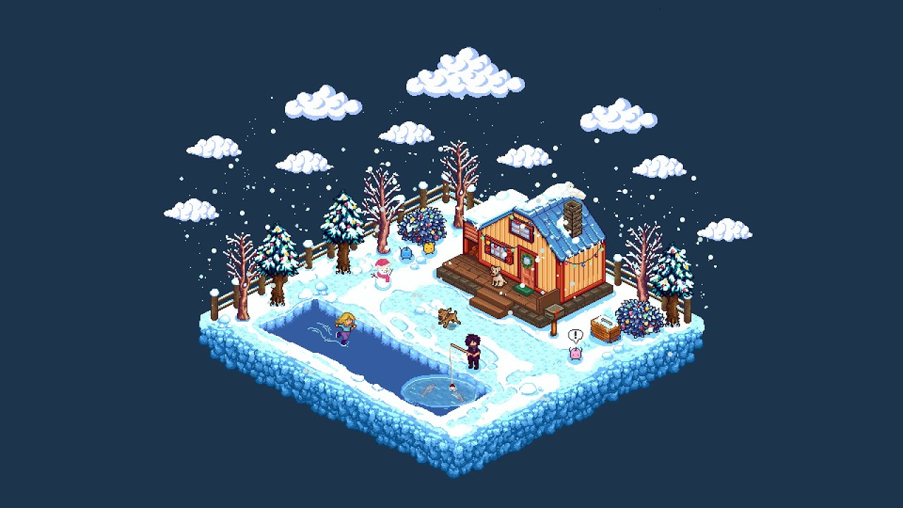 Stardew Valley Fall & Winter Lofi ~ Cozy Game Music to Study & Work [NO AI]