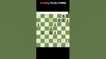 I beat Wally 1800 bot || #chess