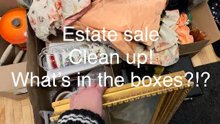 Opening estate sale boxes! what's inside!?!