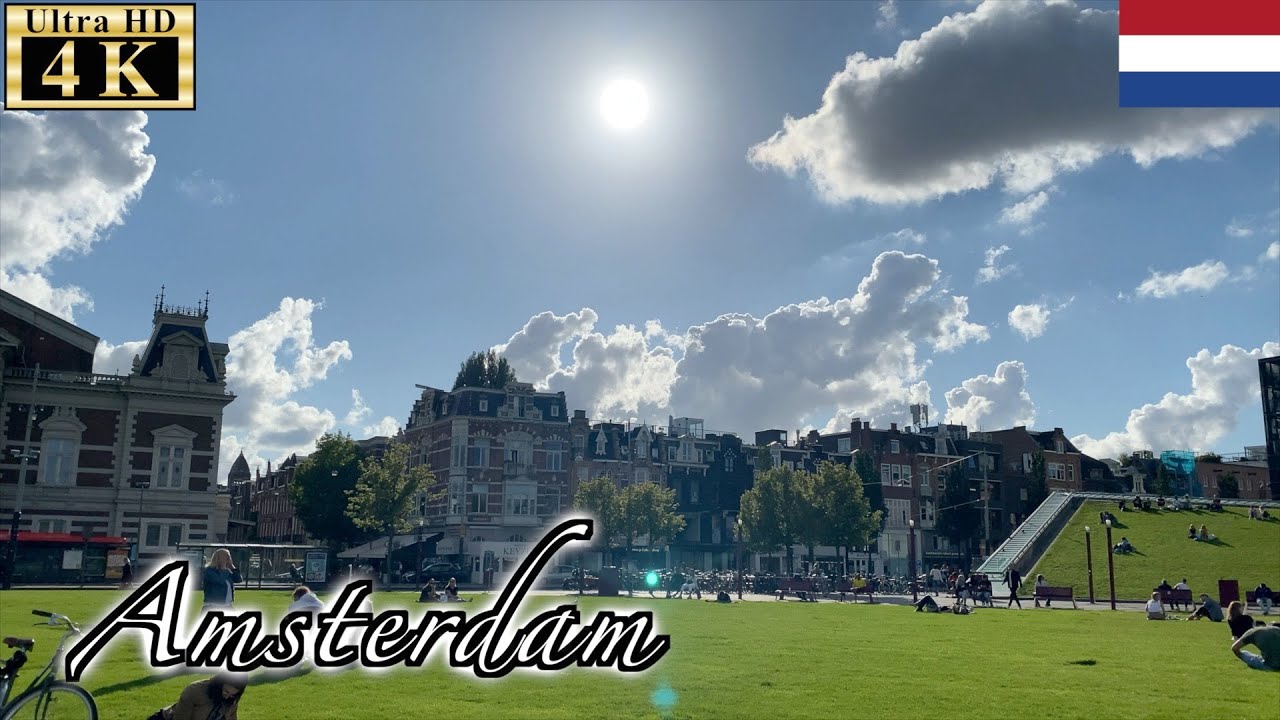 🇳🇱Amsterdam Summer Walk - Museum Square | Museumplein -【4K 60fps】