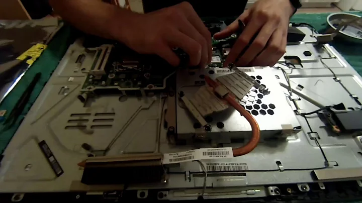 HP 23-q014 All-In-One Disassembly/Motherboard Replacement