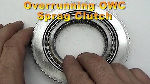 Sprag clutch Operation