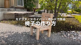 【木工教室2021】ちっちゃな椅子の作り方