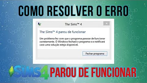 Como resolver o problema do The Sims parou de funcionar?