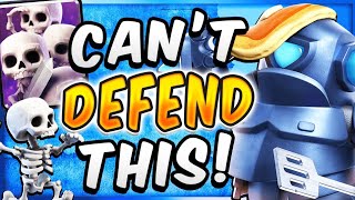 Skeleton Army Defend - Clash Of Royale ( 1 To 9 Elixir ) 🤯 #clashofroyale #skeleton #supercell