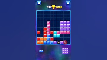 ASMR Tetris Block Puzzle Gameplay #shorts #asmr #relaxing #satisfying #25