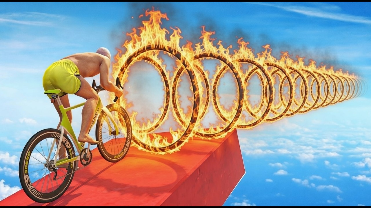 PARKOUR EN VELO HARD DANS LES AIR