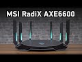 MSI Radix AXE6600 WiFi 6E Router