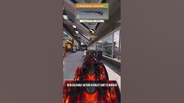 New Kilo Bolt-Action Scarlet Shot is broken