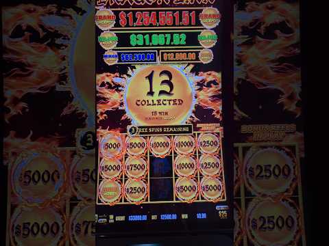 $2,500 Max Bet Dragon Link Bonus #shorts #jackpot #vegas
