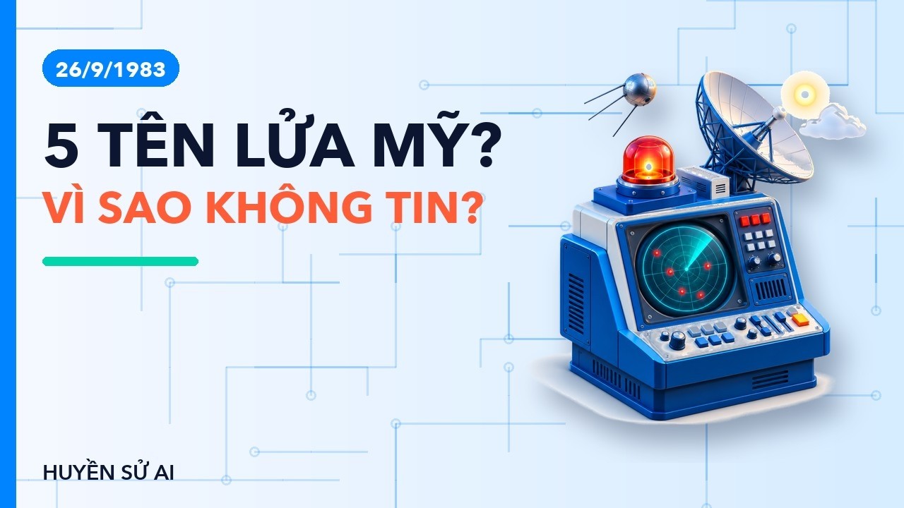 Đêm 26/9/1983: máy báo 5 tên lửa Mỹ đang bay tới — vì sao Petrov không tin?