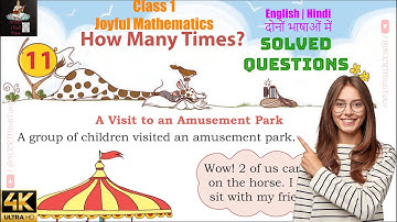 11 - How Many Times? (Question Answer) | Joyful Mathematics - Class 1 Maths NCERT Textbook