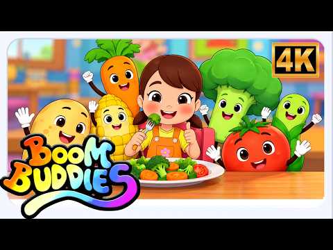 Boom Buddies - Let's Learn about Vegetables 🥦🥕 | Fun Music for Kids
