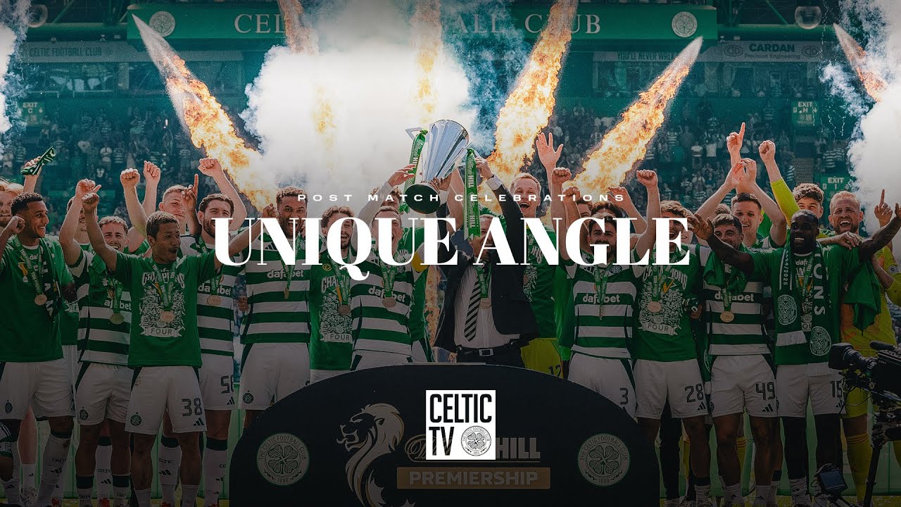 Post Match Celebrations : 16-in-a-row for James Forrest on Trophy Day at  Paradise (17/05/25)