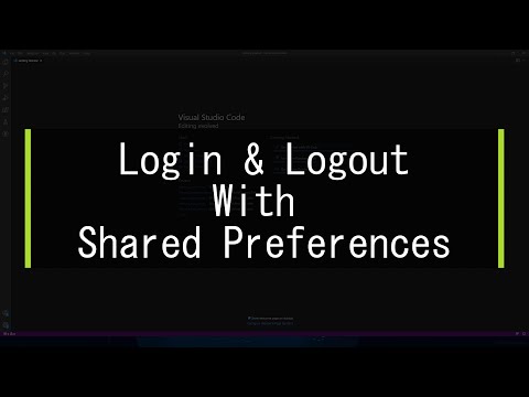 Login & Logout With Shared Preferences - Flutter Package