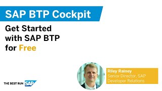 SAP BTP Cockpit: Get Started with SAP BTP