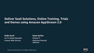 Deliver Software as a Service & Online Trials Using Amazon AppStream 2.0 Without Application Rewrite screenshot 4