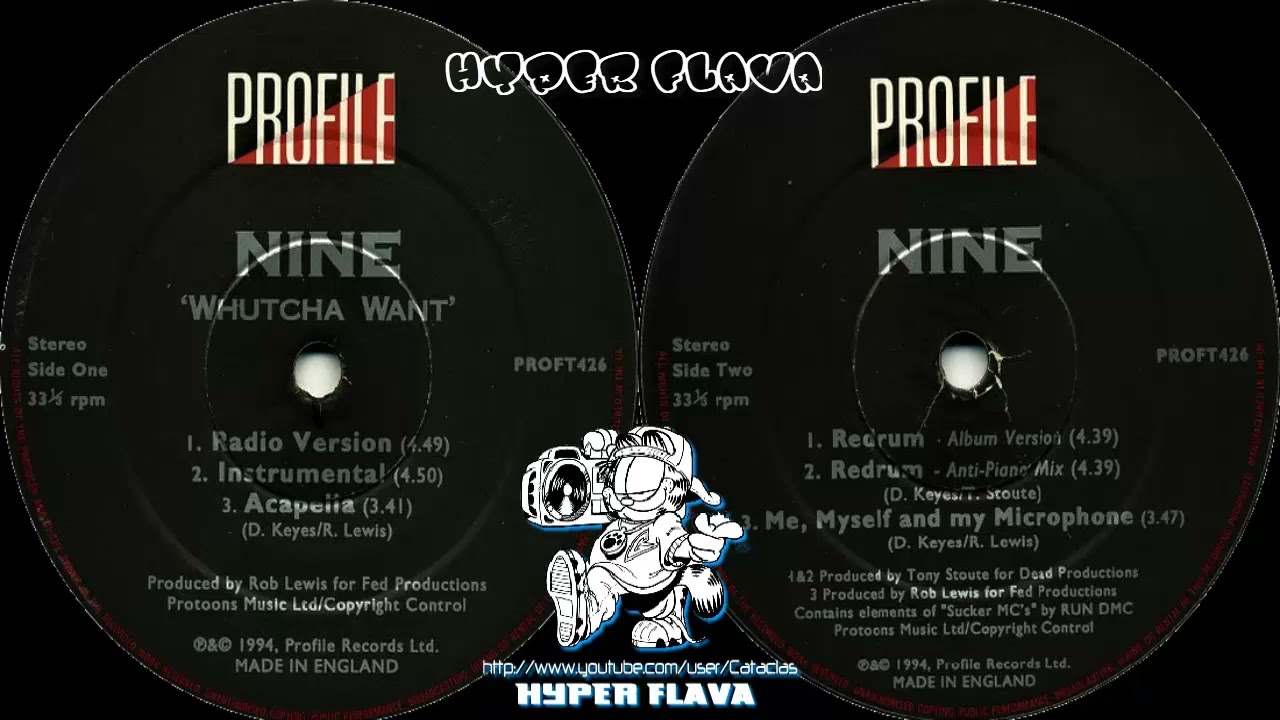 Nine - Whutcha Want? (Full VLS) (1994)