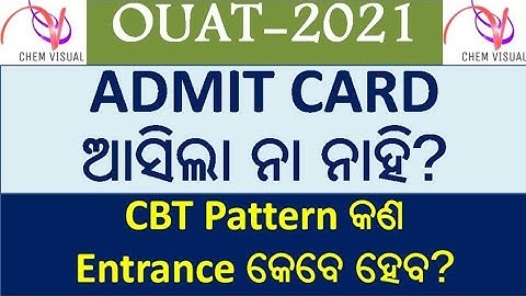 OUAT ADMITCARD RELESE??||CBT PATTEREN|| SELECTION PROCESS