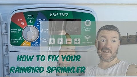 How to change a Rainbird solenoid. how to fix your Rainbird sprinklers. Rainbird ESP-TM2