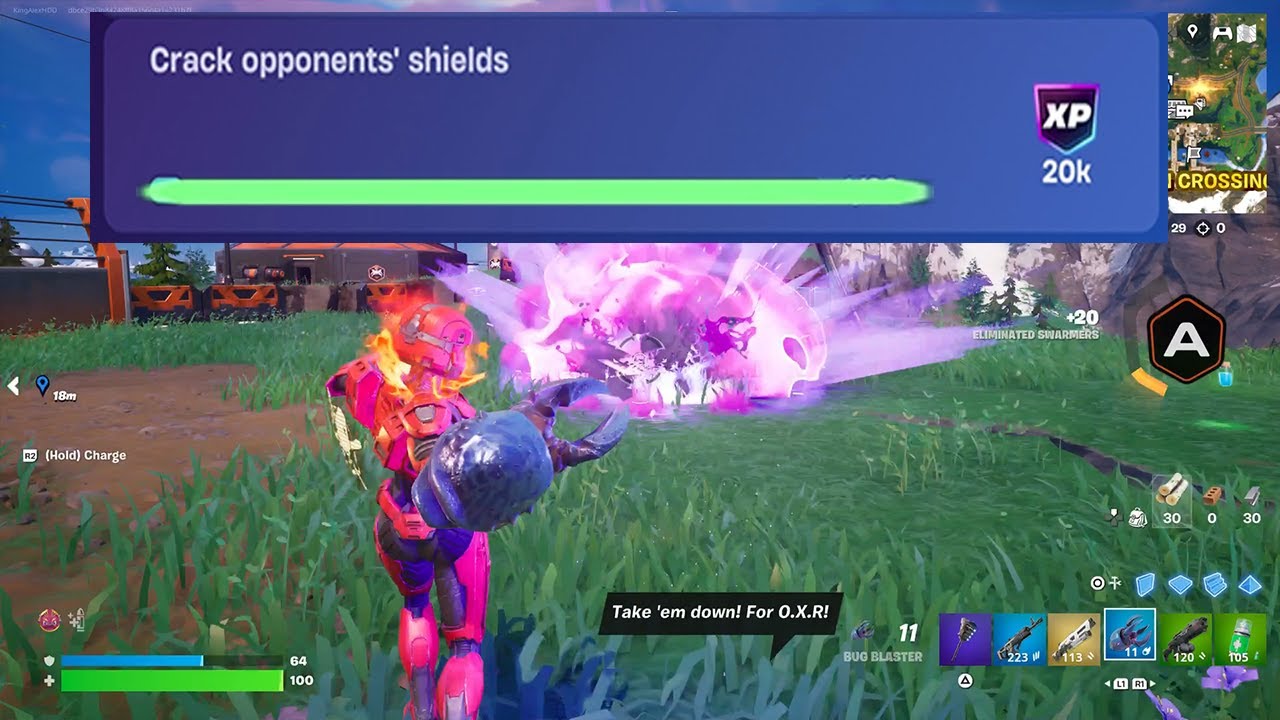 How to EASILY Crack opponents shields in Fortnite locations Quest!