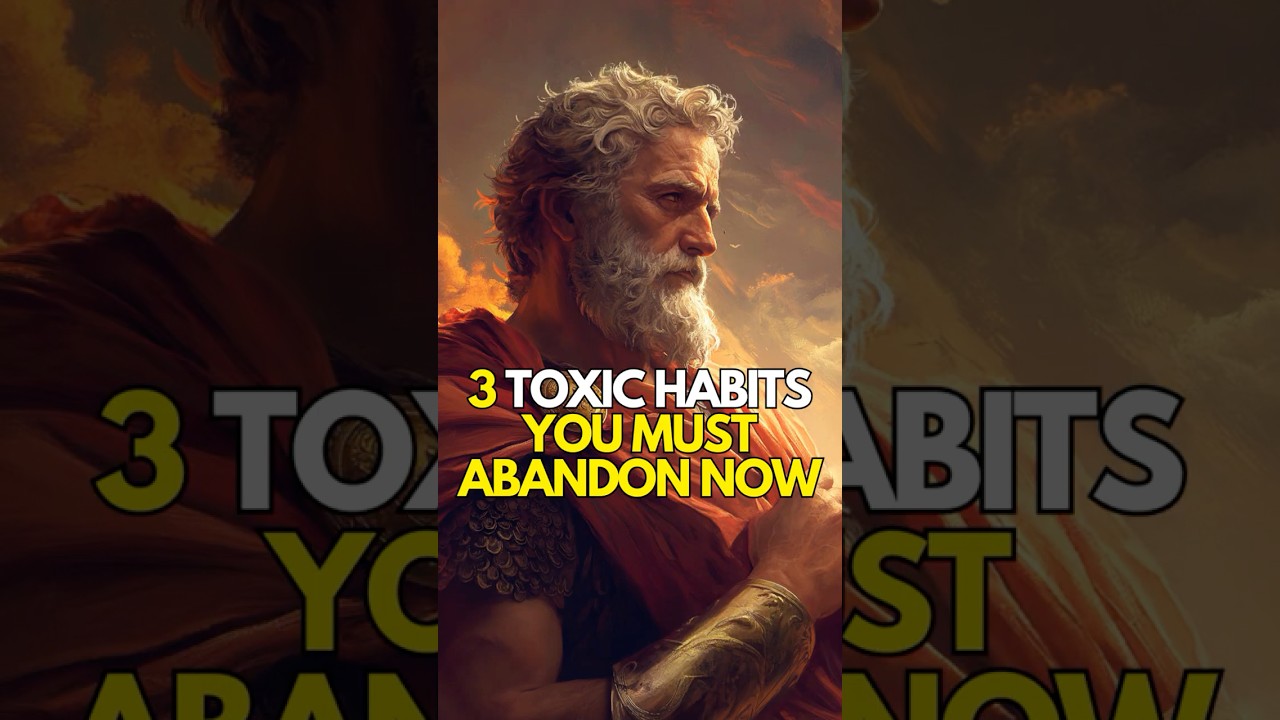 3 Toxic Habits You Must Abandon Now — The Stoic Formula for a Peaceful Life