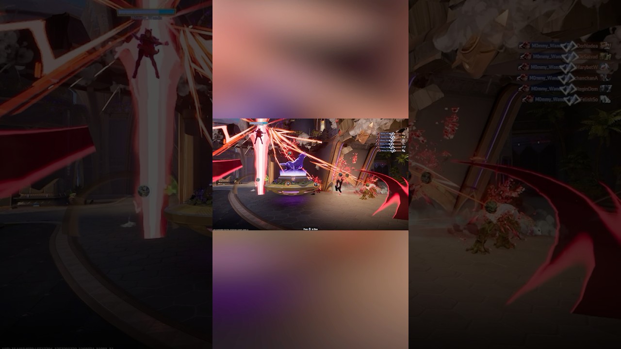 Traumatizing players using Scarlet Witch Marvel Rival #shorts #clips #marvel #gaming