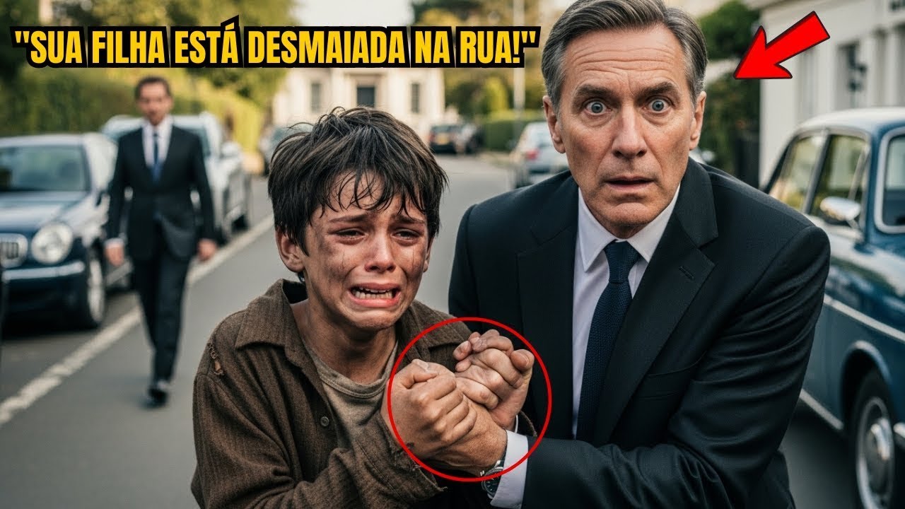 “Sua Filha Está Desmaiada!”, Clama Menino de Rua — O Que o Milionário Viu Mudou Tudo!