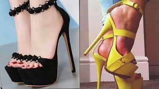 Jubilant Party Wear Peep Toe Platform Heels Sandalsformal Wear Open Toe Platform Heels Sandals