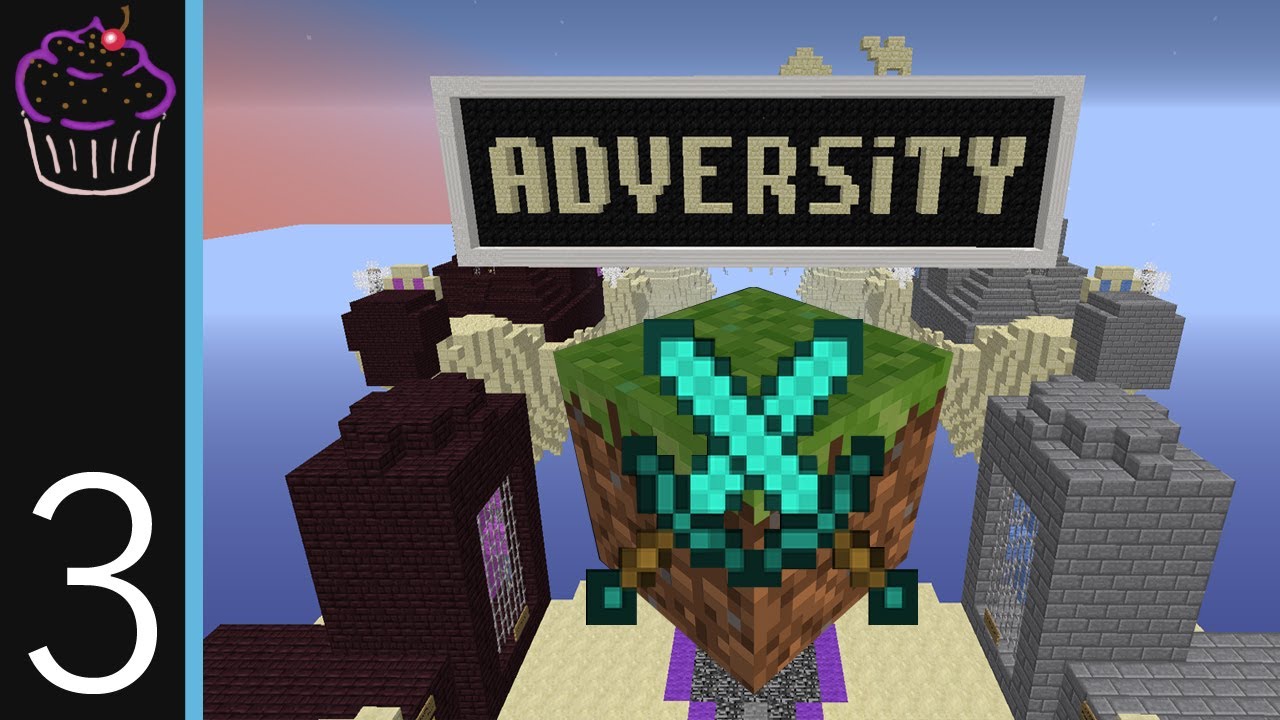 Minecraft Maps - #3 - Adversity PvP - Laggy Combat