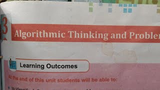 Class 6 Computer Science Unit 3 Algorithmic Thinking and Problem Solving Mcq NBF FGEI FDE