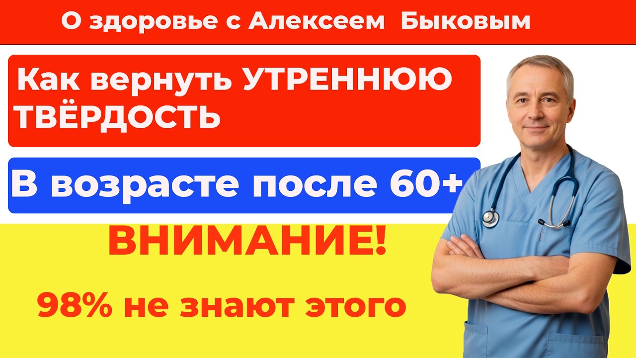 ШОК! 5-минутный СЕКРЕТ, который ВЕРНЁТ вашу ЭРЕКЦИЮ (без таблеток!)