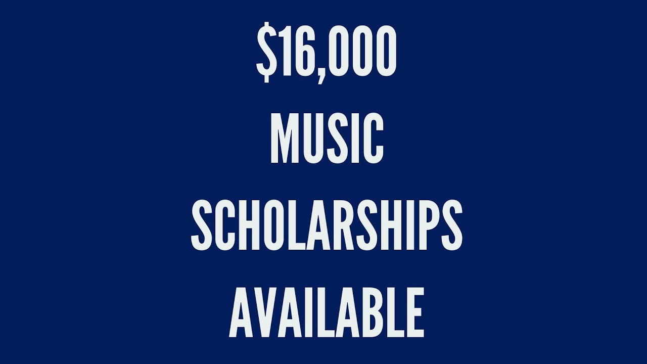 $16,000 Music Scholarships Available - Join the Band at Faulkner University