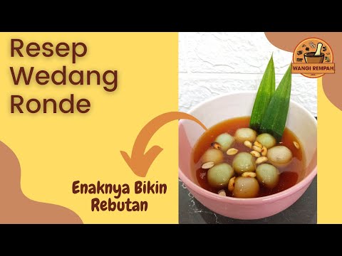 Resep Wedang Ronde Solo