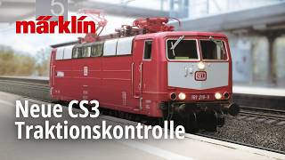 Traktionskontrolle der Märklin CS3 richtig einstellen
