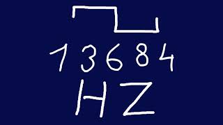 13684 Hz Square